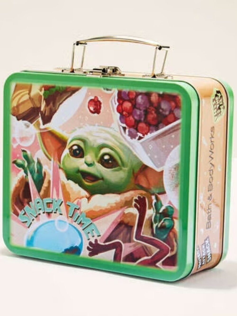 Bath & Body Works Grogu Snack Time Collectible Tin NIB Sold Out